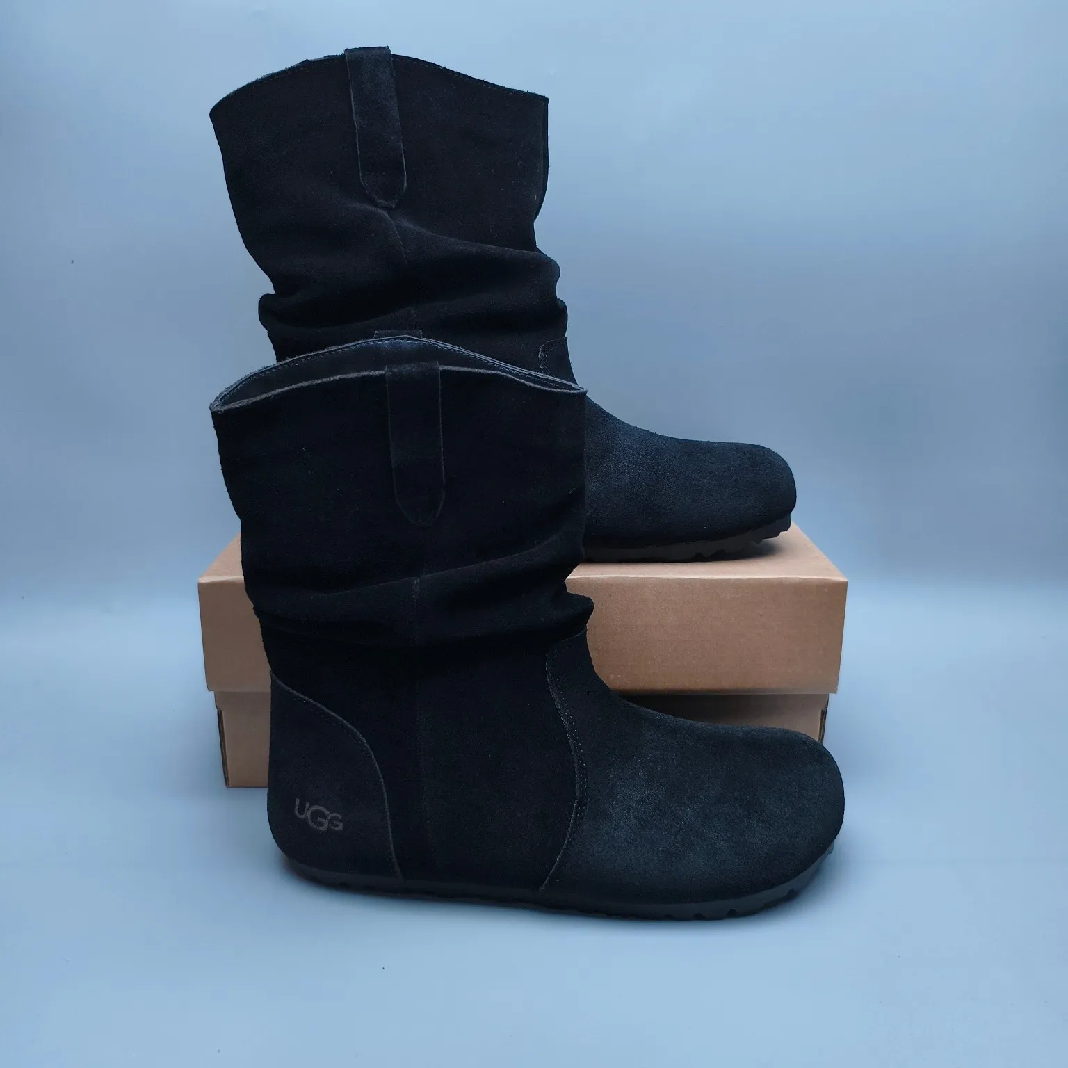 💰600 UGG sheepskin all-in-one snow boots 1618 casual fashion shoes color: maroon chocolate sand black matching size: 35-40
